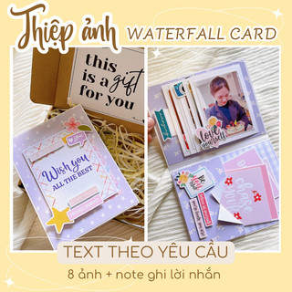 WATERFALL CARD - Thiệp ảnh handmade nhiều chủ đề