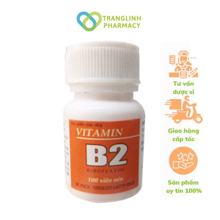 Vitamin b2 2mg - lọ 100 viên
