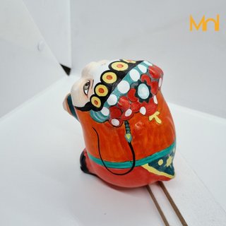 HEO ĐẤT Handmade - ĐÀO (Quà Tặng Độc Đáo)