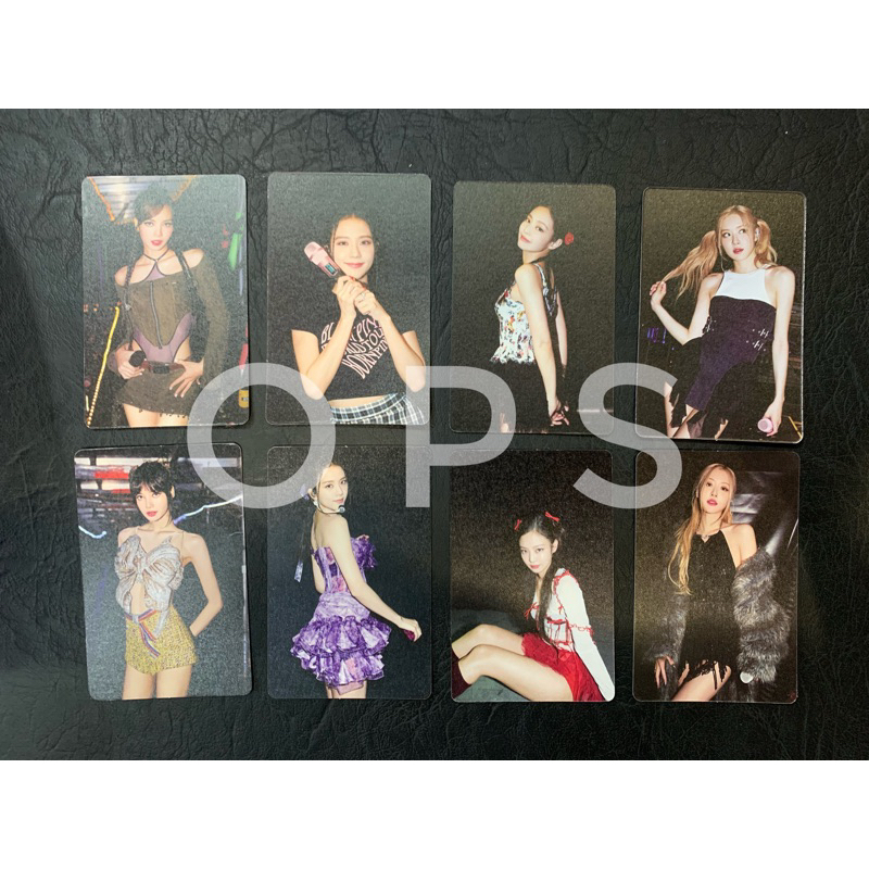 (Official) SET 8 Card BLACKPINK BORN PINK concert Mỹ Đình (quà tặng vé VIP)