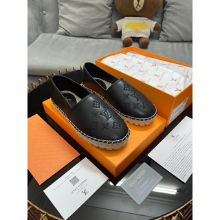 Giày lười nam, giày slip on nam đế cói, slip on nam Lv, Bản đẹp Fullbox thẻ bill.