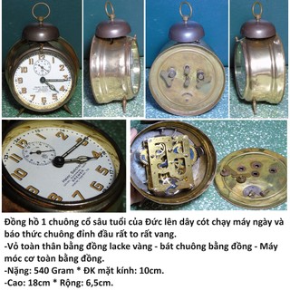 Đồng hồ lên dây cót cổ điển