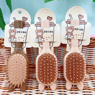 Lược chải tóc mini massage gỡ rối siêu dễ thương.
