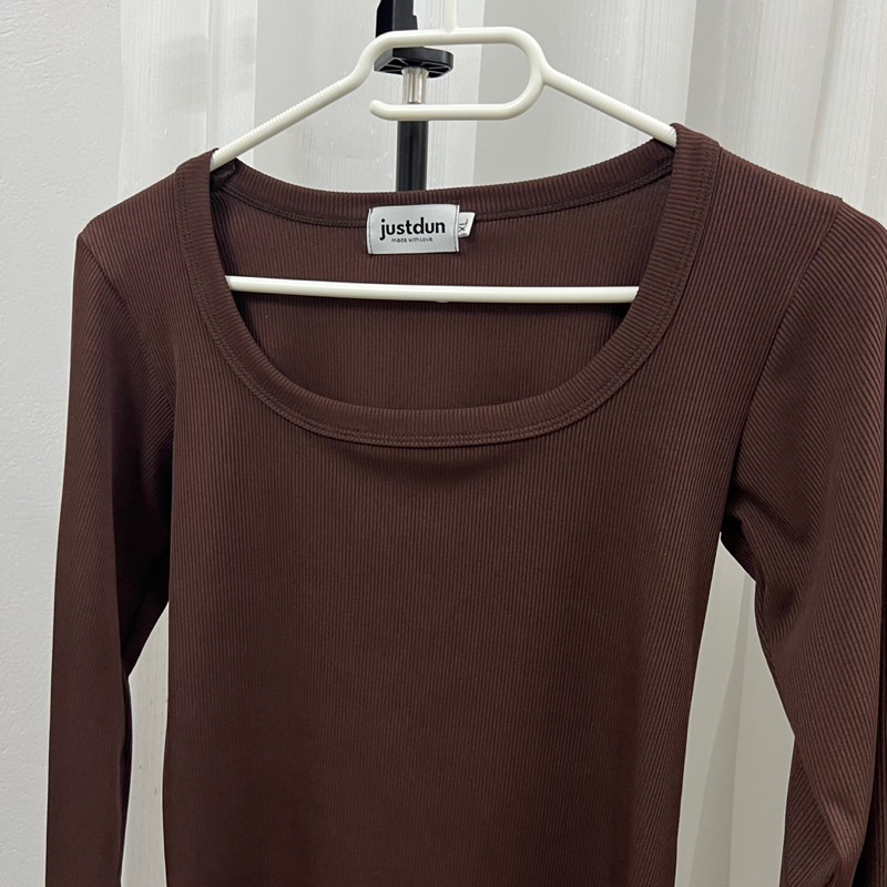 Áo thun tăm tay dài CỔ VUÔNG A40 | BigBuy360 - bigbuy360.vn