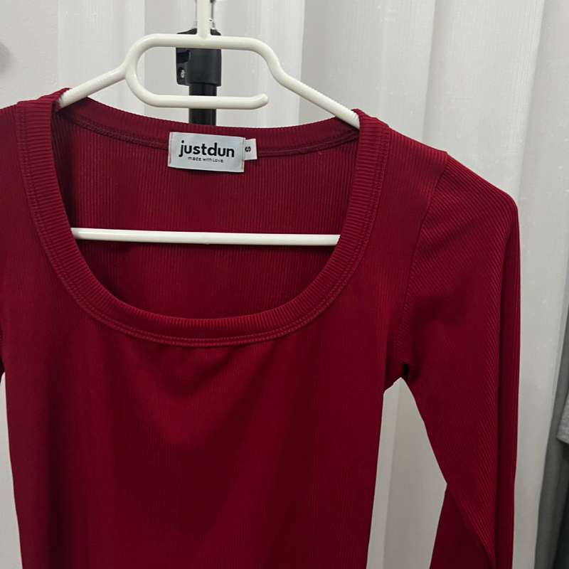 Áo thun tăm tay dài CỔ VUÔNG A40 | BigBuy360 - bigbuy360.vn