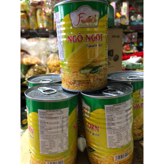 Ngô ngọt lon nguyên hạt 450g .