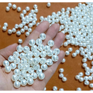 Nút bẹt nhựa ngọc trai, Size 10MM