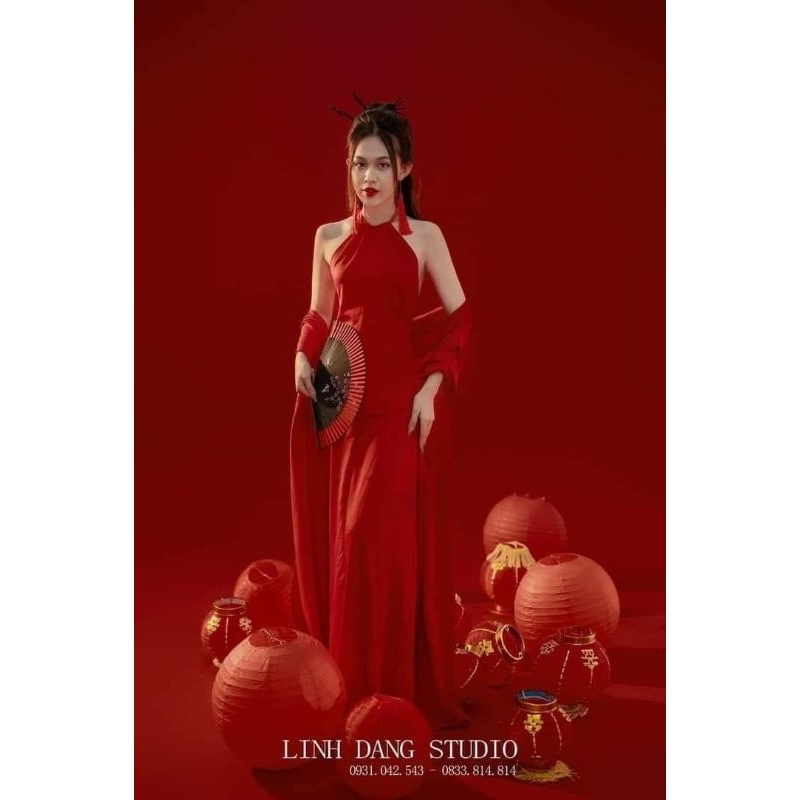 Set Yếm đỏ 3 món.