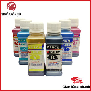 Mực nước epson dye uv 100 ml . dùng cho tất cả các máy in phun màu
