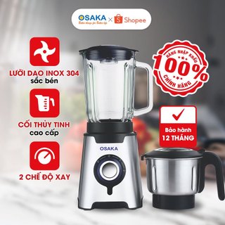 [FREESHIP - GIA DỤNG CAO CẤP] Máy xay sinh tố đa năng Osaka BL889 1.5 Lít - Xay nhuyễn mọi thứ.