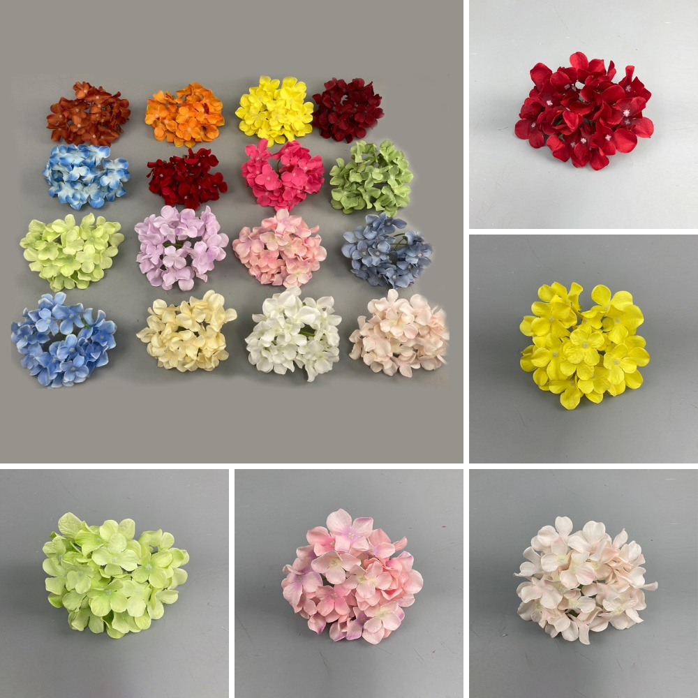 Đầu Hoa Tú Cầu HOA14 16cm, Hoa Trang Trí Handmade Decor Trang Trí Phòng Tiệc Cưới