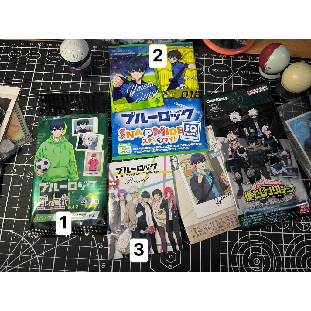 Pack nhân phẩm Blue lock - pola, snap, standee