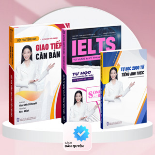 Combo 3 Sách Tiếng Anh: Đột Phá Tiếng Anh Giao Tiếp Căn Bản + IELTS Từ Vựng Và Kỹ Thuật Đọc Hiểu + 2000 Từ Vựng TOEIC