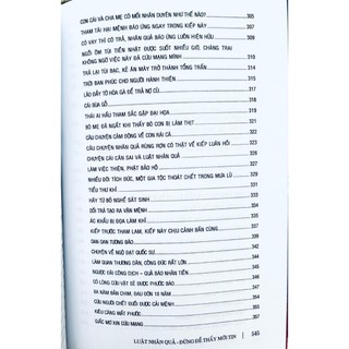 Sách - Luật Nhân Quả - Đừng Để Thấy Mới Tin
