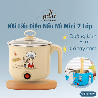Ca nấu mì đa năng nồi nấu mì nấu lẩu đa năng nồi lẩu điện mini siêu tốc nồi lẩu điện mini huytuan3010