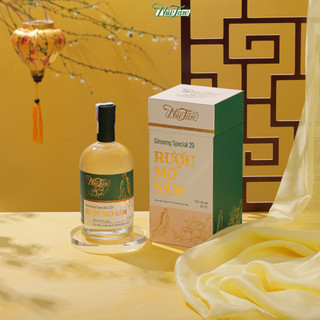 Mơ Sâm Núi Tản 29 chưng cất từ mơ tươi Ba Vì lên men tự nhiên ngâm cùng Hồng sâm 6 năm Hàn Quốc – 500ml kèm hộp