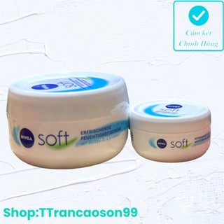 Kem dưỡng ẩm chuyên sâu Nivea Soft 200ml và 50ml Đức