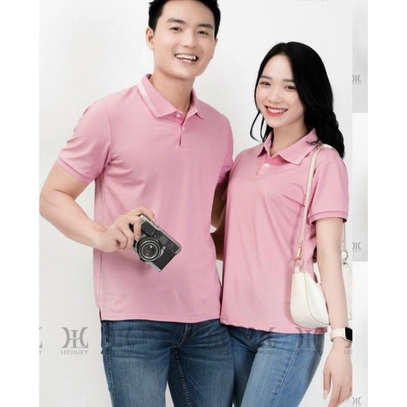 Áo POLO nam nữ trơn vải cá sấu cotton co dãn 4 chiều cao cấp ngắn tay cực sang trọng