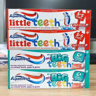 Kem đánh răng aquafresh my big teeth dành cho bé trên 6 tuổi 50ml | kem đánh răng trẻ em little teeth 3-5 years 50ml