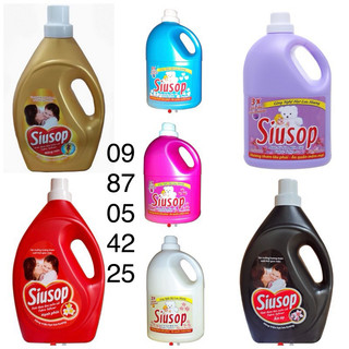 Nước xả Siusop, nước xả làm mềm vải trọng lượng 3.5kg.