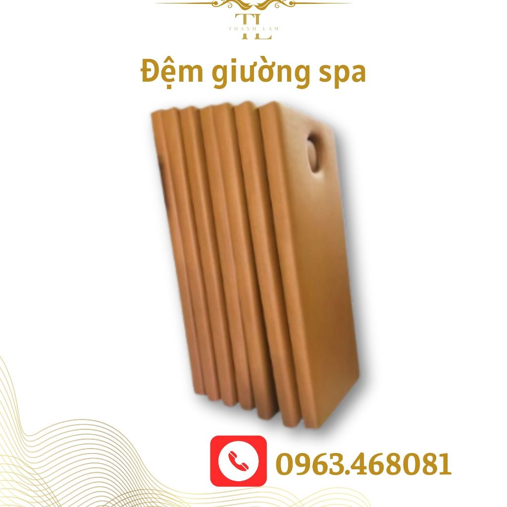 Đệm giường spa, giường gội dưỡng sinh, giường gội đầu Thiết bị spa cao cấp nhận đặt hàng màu sắc theo yêu cầu