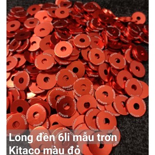 Lông đền lốc Kitaco Nhôm màu đỏ size lốc 6li 8li 10li 12li 14li