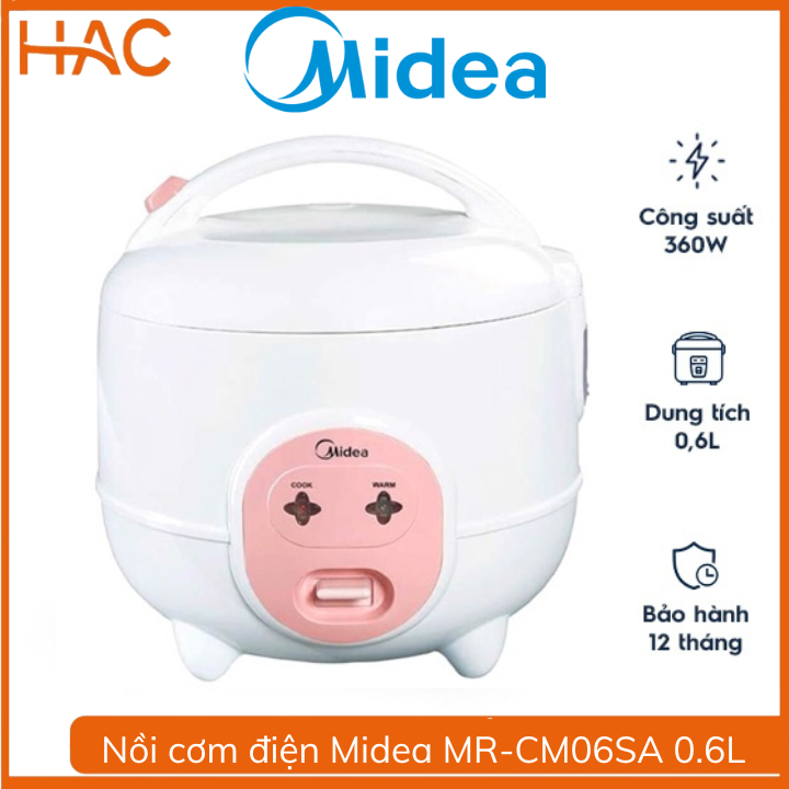 Nồi cơm điện Midea MR-CM06SA 0.6L - Nồi cơm điện Mini