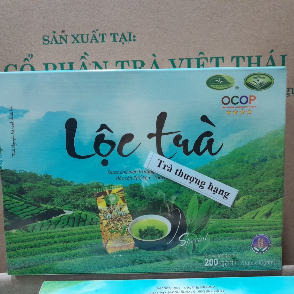 Lộc trà thượng hạng (Hộp giấy 200g 20 túi 10g)