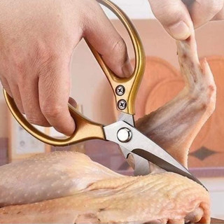 Kéo cắt gà Japan, Kéo Làm Bếp Đa Năng Cắt Vải Cắt Giấy Siêu Sắc, kéo cắt thịt gà, kéo cắt xương gà