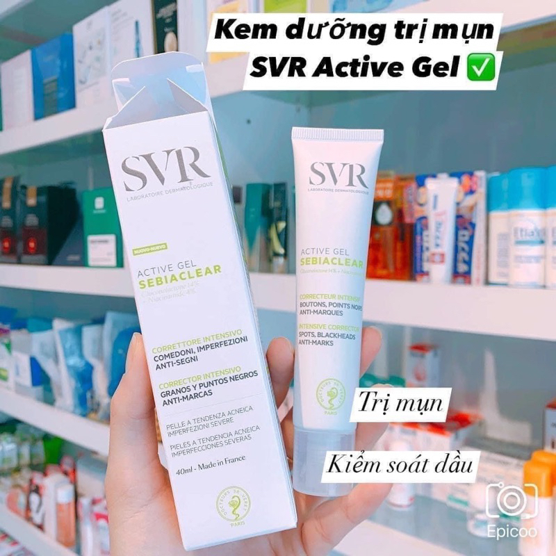 Gel dưỡng trị mụn SVR