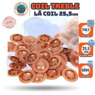 Lá coil loa treble 250, loa kéo - kích thước 25,5mm - made in china