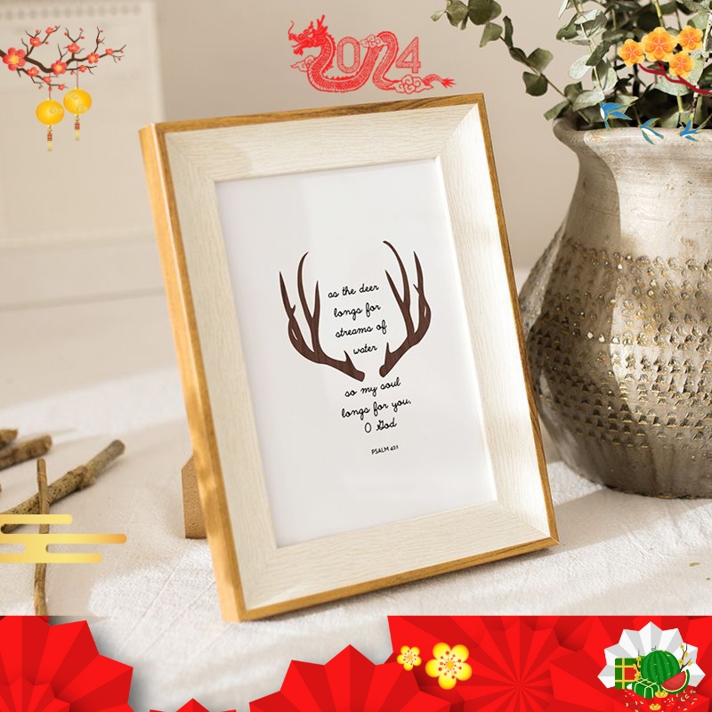 Khung Ảnh Để Bàn, Kính Siêu Trong Chịu Lực, Nhiều Màu Sắc Theo Phong Cách Bắc Âu-6601SD