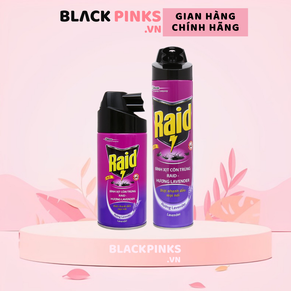 Bình xịt côn trùng Raid hương Lavender