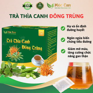 Trà thìa canh đông trùng hạ thảo Mộc Can