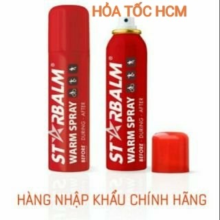 Chai xịt nóng Starbalm Warm Spray 150ml - Hàng nhập khẩu chính hãng