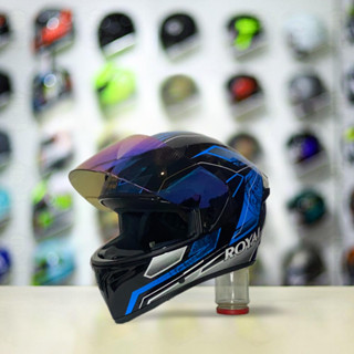 Mũ bảo hiểm Fullface Royal M138B kính ĐEN chính hãng bảo hành 12 tháng