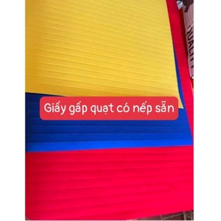 Combo 20 tờ giấy gấp quạt có sẵn nếp gấp 55*80cm