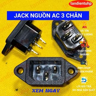 Jack Nguồn AC 3 Chân, Jack Cắm nguồn nồi cơm điện