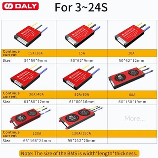 Mạch bms Daly 4s pin sắt LifePo4