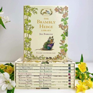 Sách - The brambly hedge - Miền dâu dại nhập khẩu 8 quyển box set bìa cứng