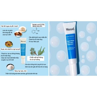 Gel chấm mụn Murad Rapid Relief Acne Spot Treatment