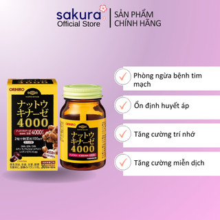 Viên uống hỗ trợ điều t.r.ị đ.ộ.t q.u.ỵ 4000 FU Orihiro 60 viên- Sakura Store Official