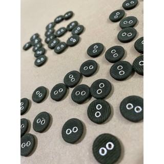 Sét 10 cúc mắt cáo 12li