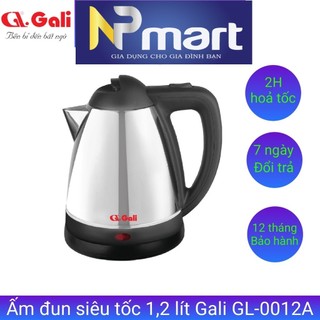 Ấm đun siêu tốc gali gl-0012a - hàng chính hãng
