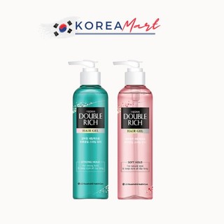 Gel tạo kiểu tóc giữ nếp double rich hair gel 250ml - korea mart