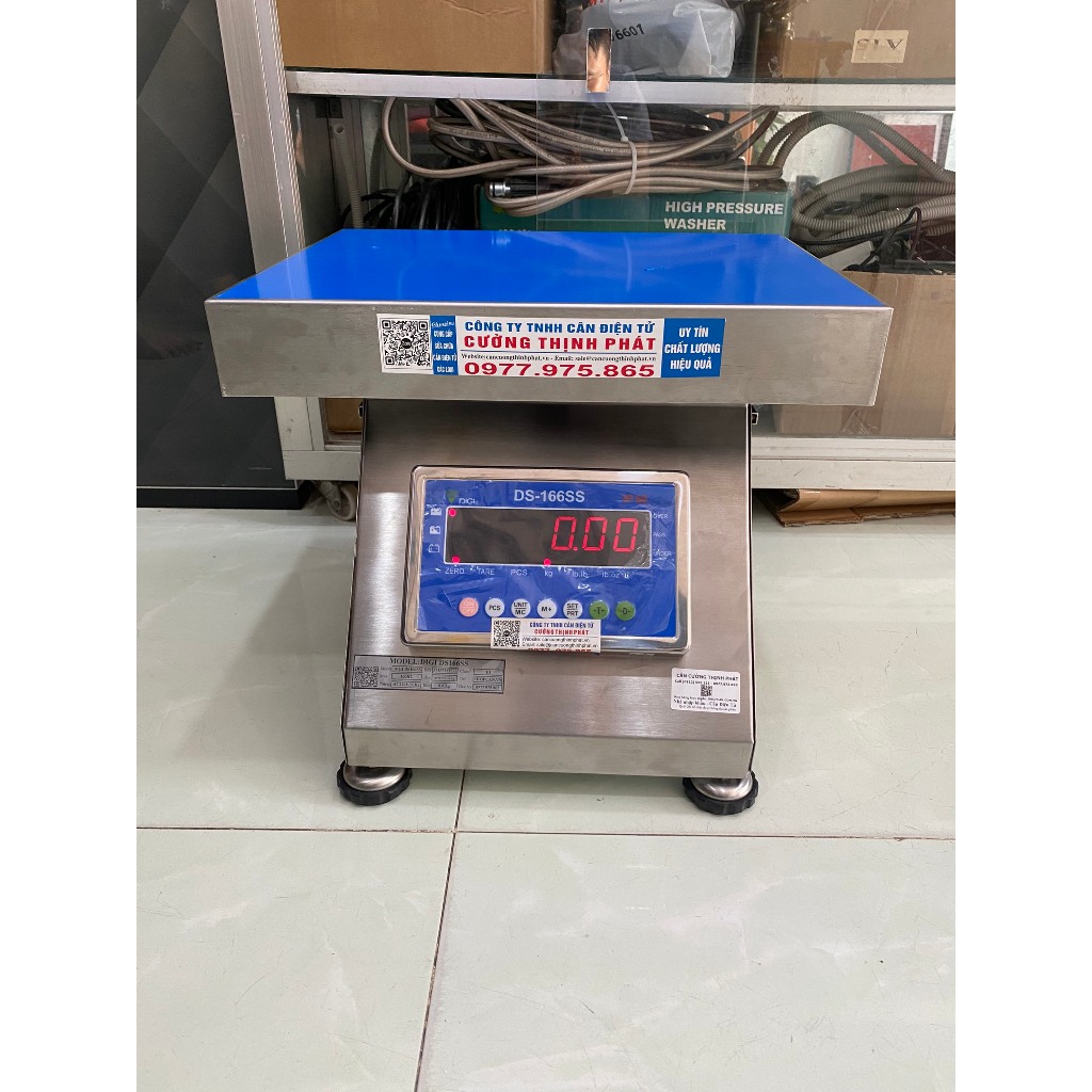 Cân ghế điện tử 100kg inox DIGI DS-166SS Mức cân 100kg độ đọc 0.01Kg