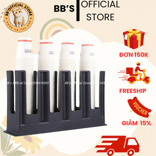 Kệ úp ly nằm ngang, đựng cốc trà sữa, ly nhựa giấy kcnulc
