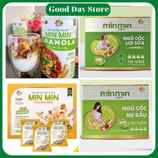 Ngũ cốc lợi sữa MIN MIN, bột ngũ cốc bầu, 29 và 30 loại hạt organic ,hạt dinh dưỡng mix granola