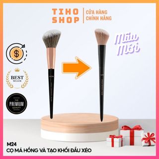Cọ má đầu xéo vacosi angle contour & blush - m24