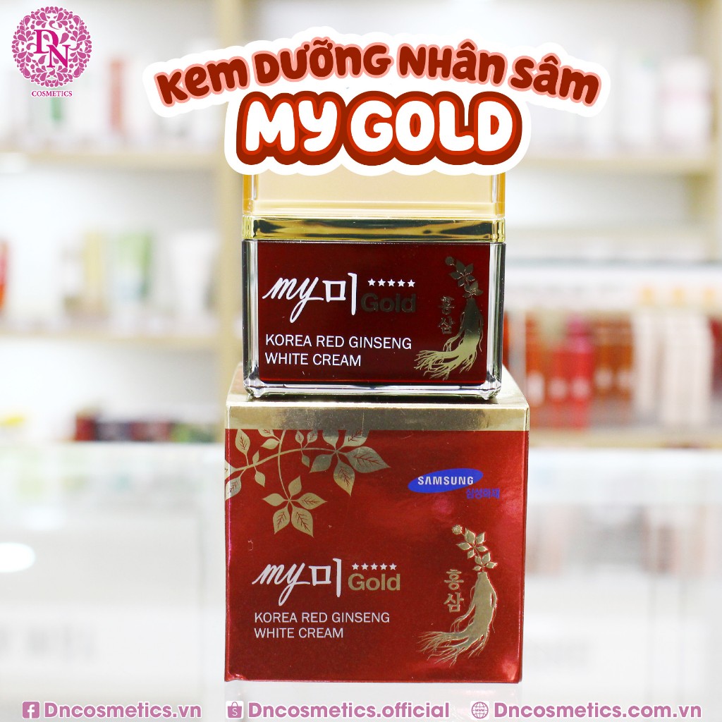 Kem dưỡng da nhân sâm đỏ My Me Gold Korea Red Ginseng 50g